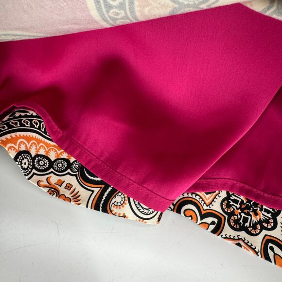 Moulinette Soeurs Dress Womens 6 Giedi Pink Medallion Cocktail Party Shift - Picture 6 of 11